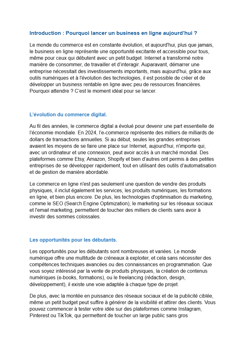 Extrait de l'ebook page 1