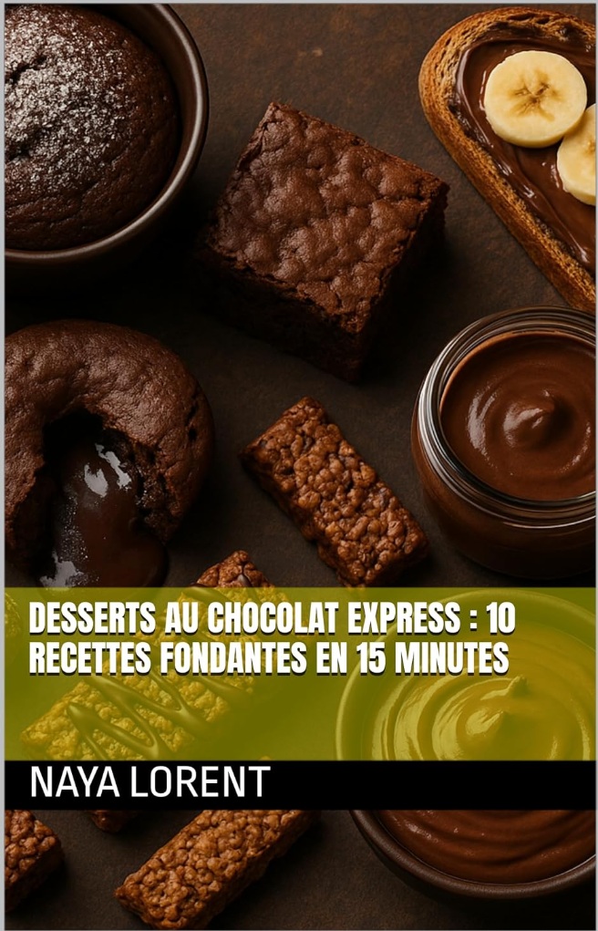ebook sur les recettes de dessert au chocolat express